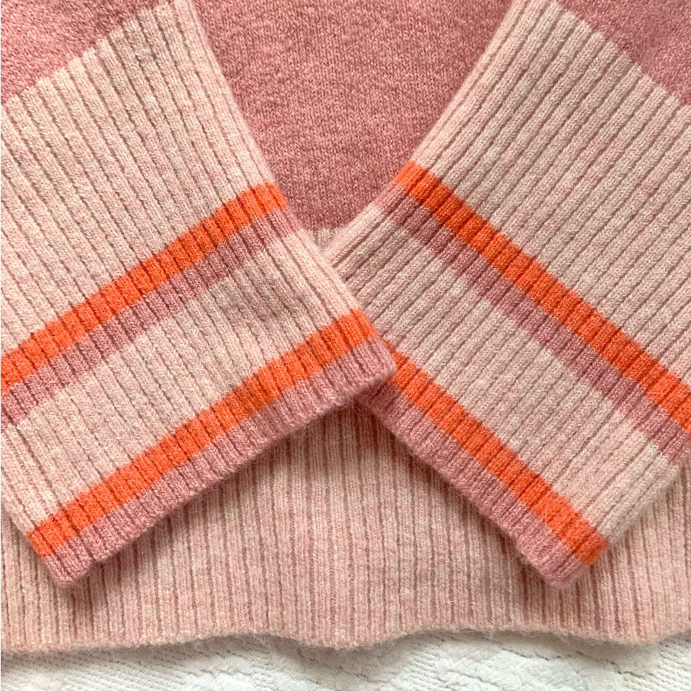 J Crew Supersoft Striped Boxy Turtleneck Sweater - Picture 5 of 16